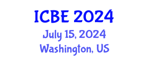 International Conference on Biomedical Engineering (ICBE) July 15, 2024 - Washington, United States