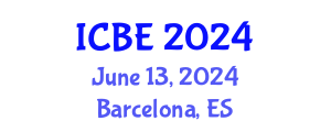 International Conference on Biomedical Engineering (ICBE) June 13, 2024 - Barcelona, Spain