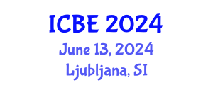 International Conference on Biomedical Engineering (ICBE) June 13, 2024 - Ljubljana, Slovenia