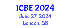 International Conference on Biomedical Engineering (ICBE) June 27, 2024 - London, United Kingdom
