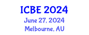 International Conference on Biomedical Engineering (ICBE) June 27, 2024 - Melbourne, Australia