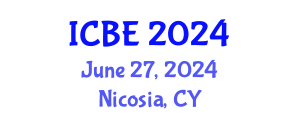 International Conference on Biomedical Engineering (ICBE) June 27, 2024 - Nicosia, Cyprus