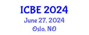 International Conference on Biomedical Engineering (ICBE) June 27, 2024 - Oslo, Norway