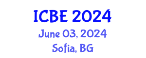 International Conference on Biomedical Engineering (ICBE) June 03, 2024 - Sofia, Bulgaria