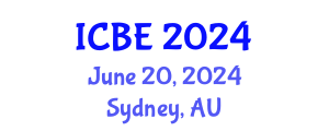 International Conference on Biomedical Engineering (ICBE) June 20, 2024 - Sydney, Australia