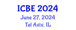 International Conference on Biomedical Engineering (ICBE) June 27, 2024 - Tel Aviv, Israel