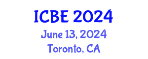 International Conference on Biomedical Engineering (ICBE) June 13, 2024 - Toronto, Canada