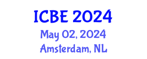 International Conference on Biomedical Engineering (ICBE) May 02, 2024 - Amsterdam, Netherlands