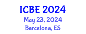 International Conference on Biomedical Engineering (ICBE) May 23, 2024 - Barcelona, Spain