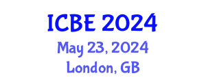 International Conference on Biomedical Engineering (ICBE) May 23, 2024 - London, United Kingdom