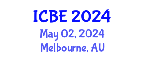 International Conference on Biomedical Engineering (ICBE) May 02, 2024 - Melbourne, Australia