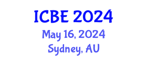 International Conference on Biomedical Engineering (ICBE) May 16, 2024 - Sydney, Australia