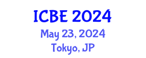 International Conference on Biomedical Engineering (ICBE) May 23, 2024 - Tokyo, Japan