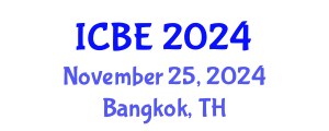International Conference on Biomedical Engineering (ICBE) November 25, 2024 - Bangkok, Thailand