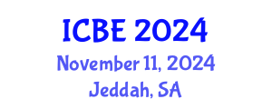 International Conference on Biomedical Engineering (ICBE) November 11, 2024 - Jeddah, Saudi Arabia