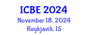 International Conference on Biomedical Engineering (ICBE) November 18, 2024 - Reykjavik, Iceland