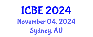International Conference on Biomedical Engineering (ICBE) November 04, 2024 - Sydney, Australia