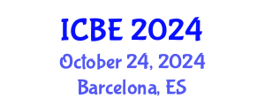 International Conference on Biomedical Engineering (ICBE) October 24, 2024 - Barcelona, Spain