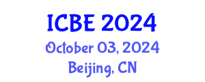 International Conference on Biomedical Engineering (ICBE) October 03, 2024 - Beijing, China