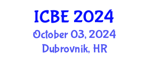 International Conference on Biomedical Engineering (ICBE) October 03, 2024 - Dubrovnik, Croatia