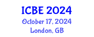 International Conference on Biomedical Engineering (ICBE) October 17, 2024 - London, United Kingdom
