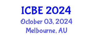 International Conference on Biomedical Engineering (ICBE) October 03, 2024 - Melbourne, Australia