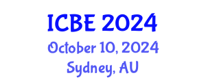 International Conference on Biomedical Engineering (ICBE) October 10, 2024 - Sydney, Australia