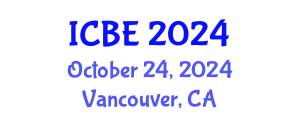 International Conference on Biomedical Engineering (ICBE) October 24, 2024 - Vancouver, Canada