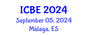 International Conference on Biomedical Engineering (ICBE) September 05, 2024 - Málaga, Spain