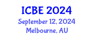 International Conference on Biomedical Engineering (ICBE) September 12, 2024 - Melbourne, Australia