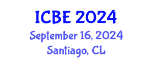 International Conference on Biomedical Engineering (ICBE) September 16, 2024 - Santiago, Chile