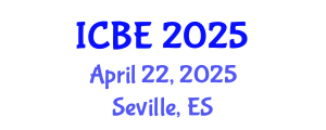 International Conference on Biomedical Engineering (ICBE) April 22, 2025 - Seville, Spain
