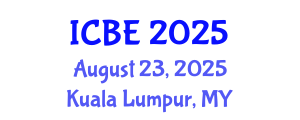 International Conference on Biomedical Engineering (ICBE) August 23, 2025 - Kuala Lumpur, Malaysia