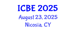 International Conference on Biomedical Engineering (ICBE) August 23, 2025 - Nicosia, Cyprus