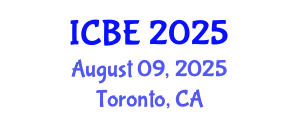 International Conference on Biomedical Engineering (ICBE) August 09, 2025 - Toronto, Canada