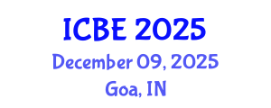 International Conference on Biomedical Engineering (ICBE) December 09, 2025 - Goa, India