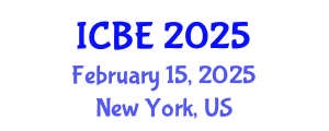 International Conference on Biomedical Engineering (ICBE) February 15, 2025 - New York, United States