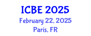 International Conference on Biomedical Engineering (ICBE) February 22, 2025 - Paris, France