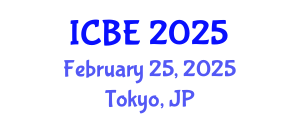 International Conference on Biomedical Engineering (ICBE) February 25, 2025 - Tokyo, Japan
