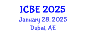 International Conference on Biomedical Engineering (ICBE) January 28, 2025 - Dubai, United Arab Emirates