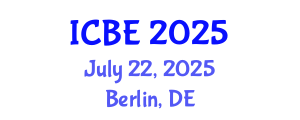 International Conference on Biomedical Engineering (ICBE) July 22, 2025 - Berlin, Germany
