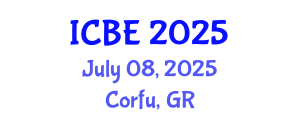 International Conference on Biomedical Engineering (ICBE) July 08, 2025 - Corfu, Greece
