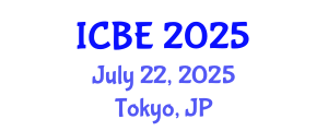 International Conference on Biomedical Engineering (ICBE) July 22, 2025 - Tokyo, Japan