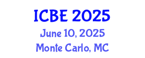 International Conference on Biomedical Engineering (ICBE) June 10, 2025 - Monte Carlo, Monaco