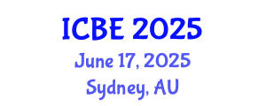 International Conference on Biomedical Engineering (ICBE) June 17, 2025 - Sydney, Australia