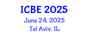 International Conference on Biomedical Engineering (ICBE) June 24, 2025 - Tel Aviv, Israel
