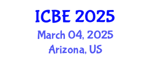 International Conference on Biomedical Engineering (ICBE) March 04, 2025 - Arizona, United States