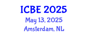 International Conference on Biomedical Engineering (ICBE) May 13, 2025 - Amsterdam, Netherlands