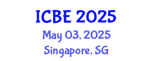 International Conference on Biomedical Engineering (ICBE) May 03, 2025 - Singapore, Singapore