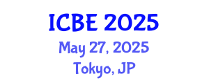 International Conference on Biomedical Engineering (ICBE) May 27, 2025 - Tokyo, Japan